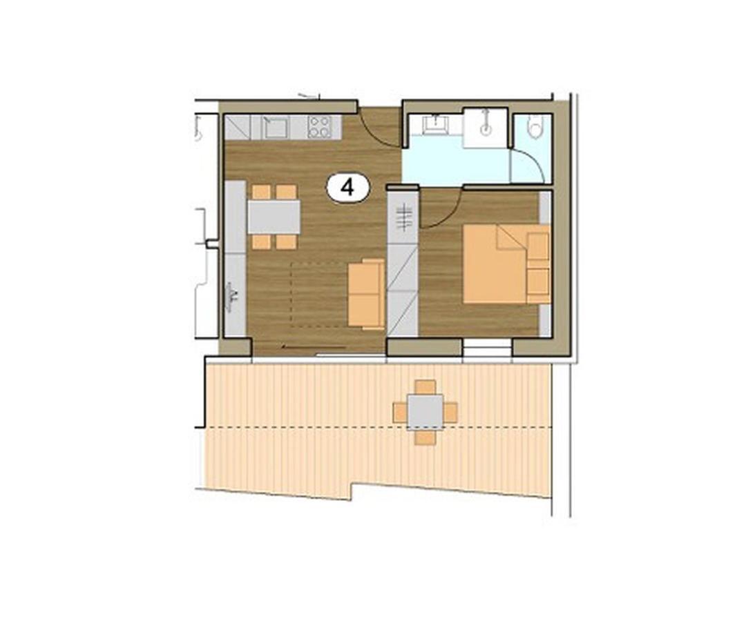 Langstein Wohnung Golden Goldrain Exterior foto